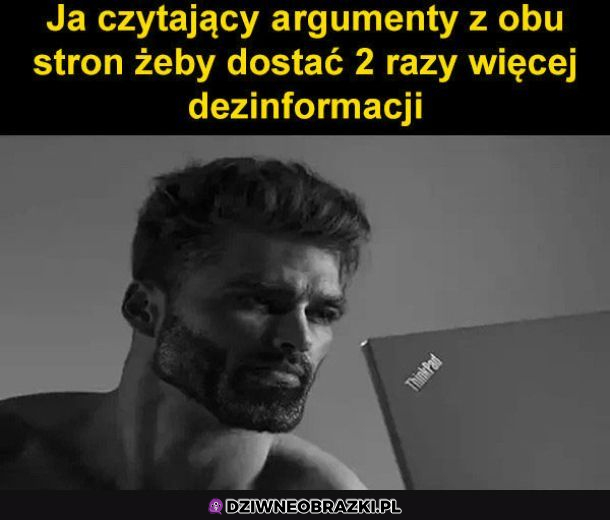 Ja czytający argumenty