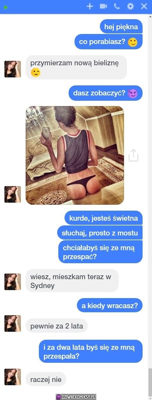 Kiedy laska 10/10 przyśle fotkę tyłka