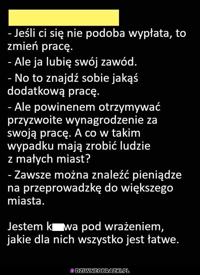 To nie takie proste