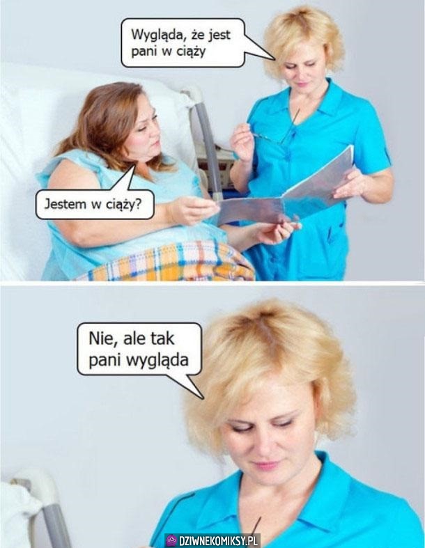 Wygląda, że jest w ciąży
