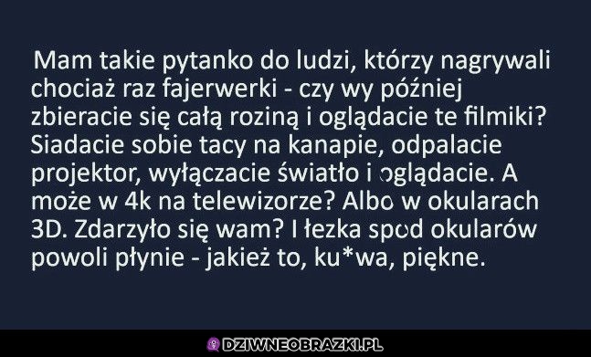 Nagrywanie fajerwerków