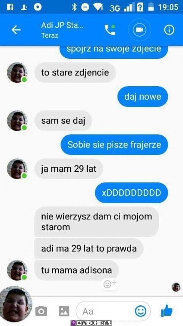 Poznajcie Adiego Jp, Adi jest kozakiem na fb