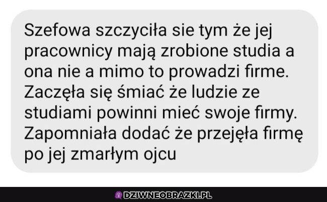 Typowa szefowa 