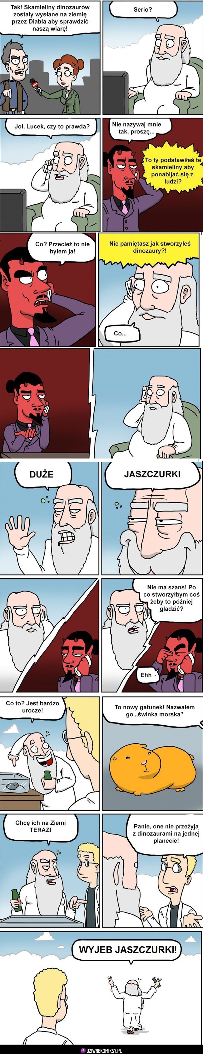 Czy dinozaury zesłał szatan?