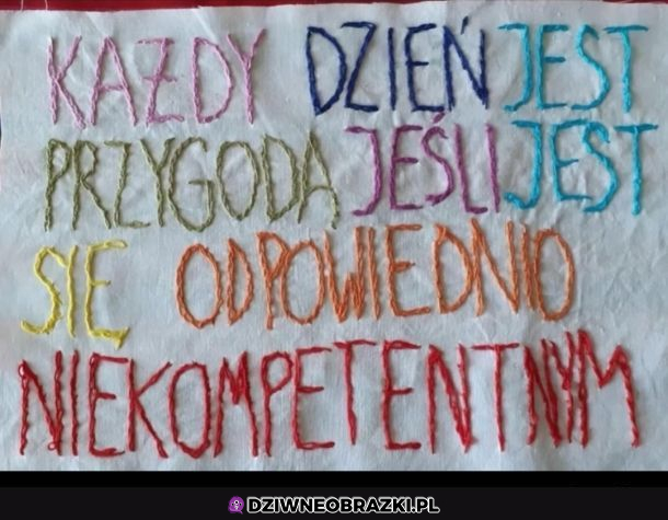 Moje nowe motto