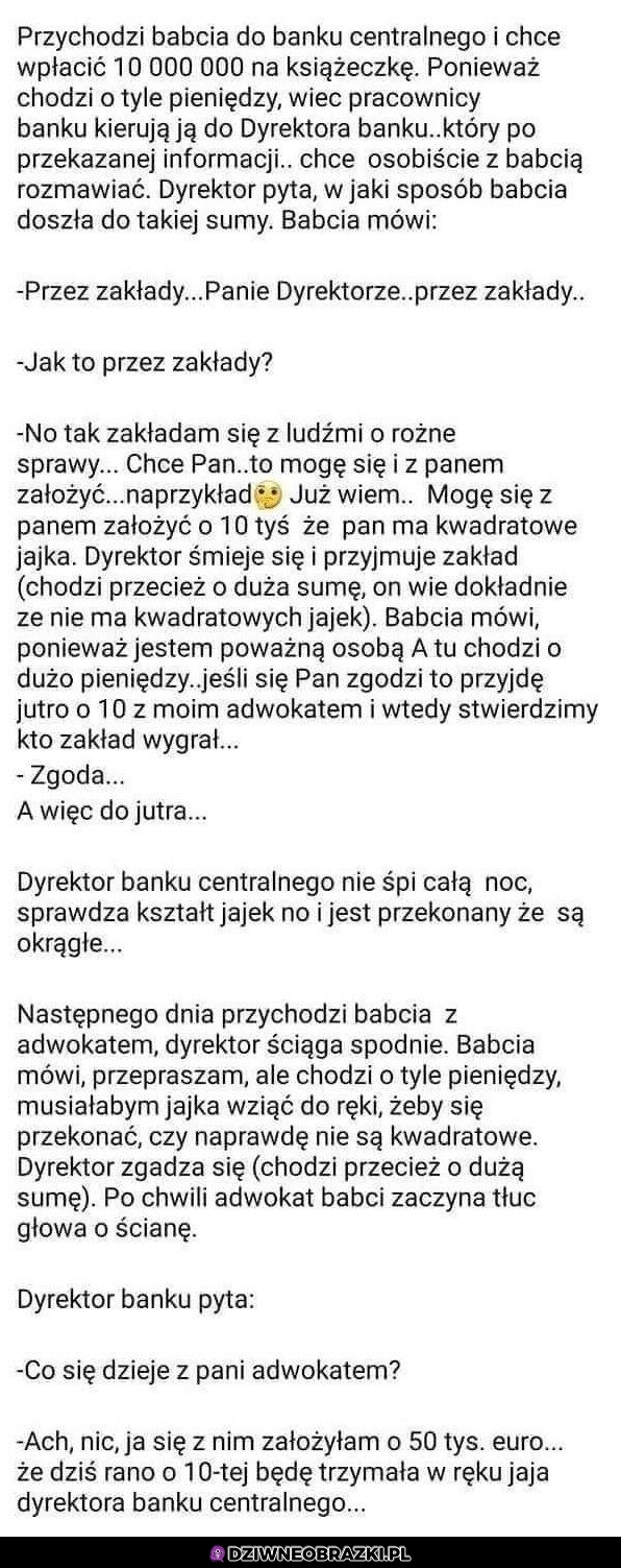 Wszystko przez te zakłady