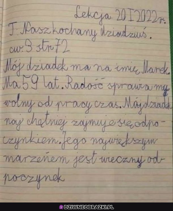 Kochany wnusio
