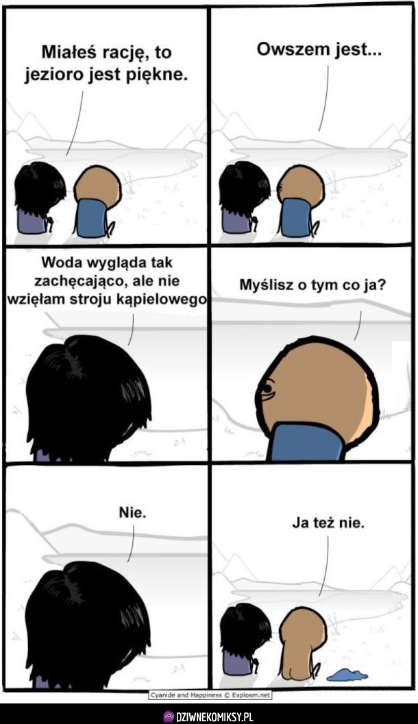Zapomniała stroju kąpielowego