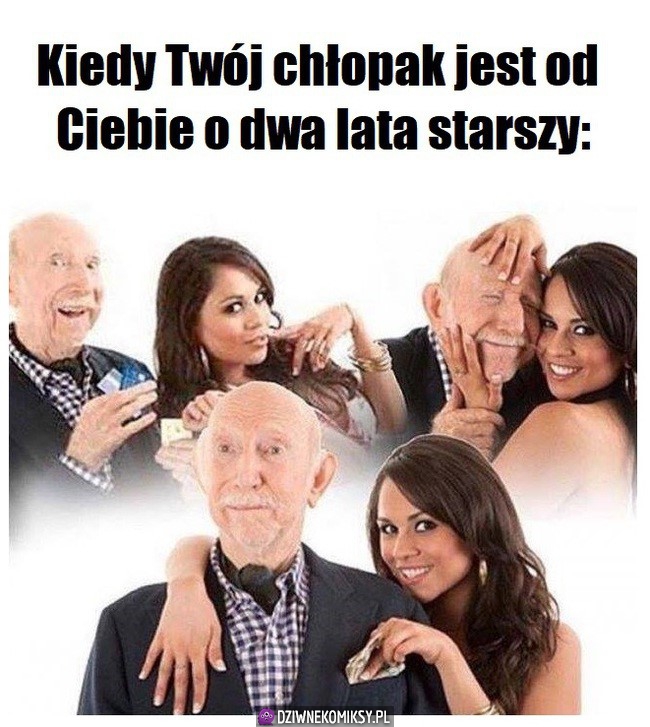 Kiedy chłopak jest starszy