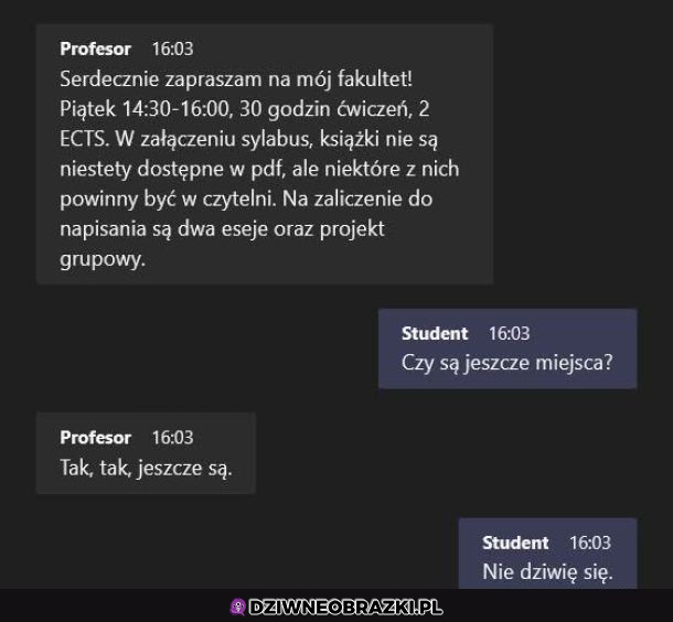 Konwersacja z profesorem