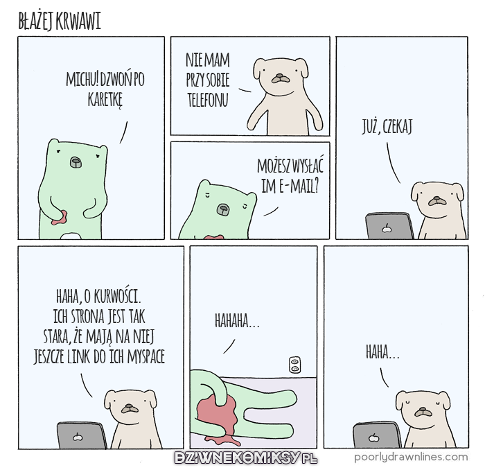 Błażej krwawi