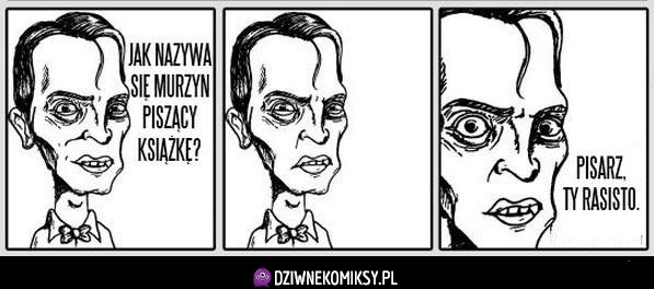 Murzyn piszący książkę