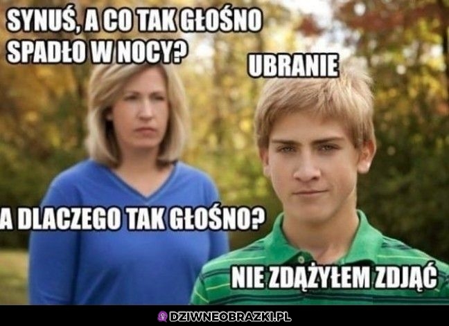 A co tak spadło?