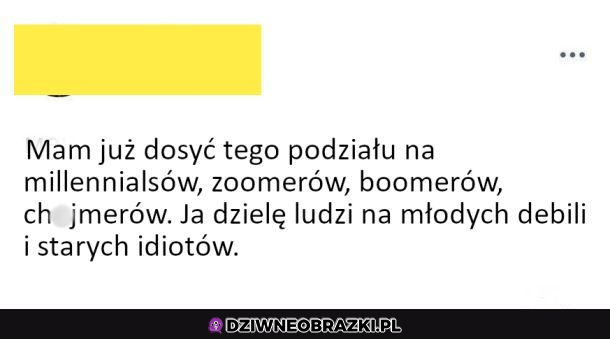 Jak ja dziele ludzi