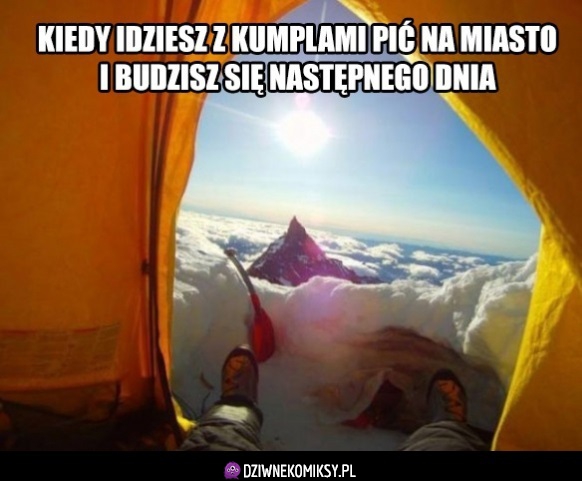 Pobudka po ostrym chlańsku