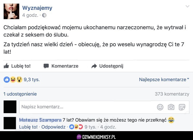 7 lat czekania na seksy