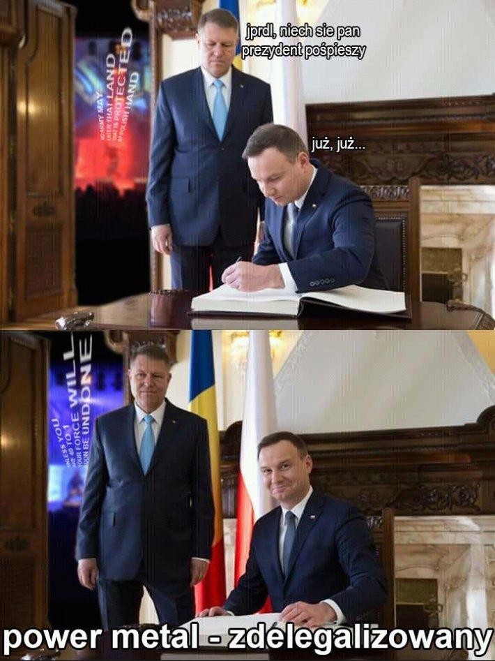 Prezydent i power metal
