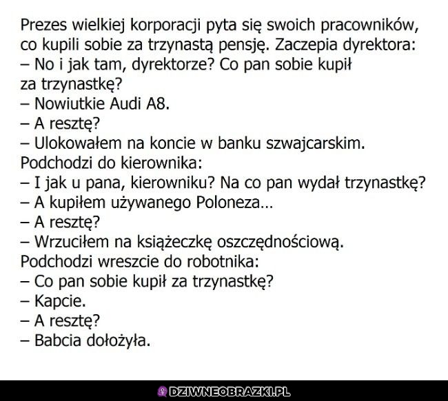 Trzynastka w robocie