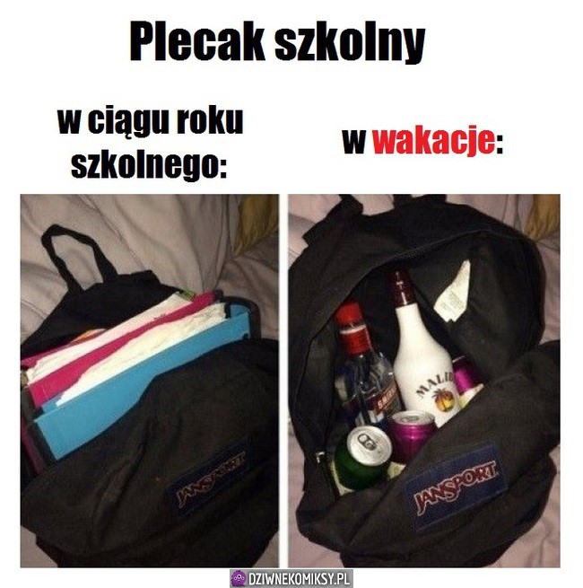 Do czego służy plecak szkolny w wakacje?