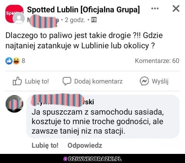 Sposób na tankowanie