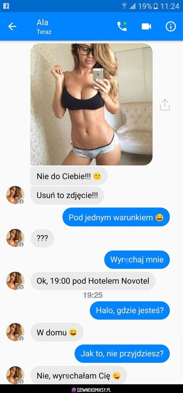 Wyruchała go 