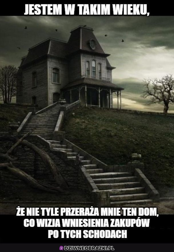 Jestem już w takim wieku...