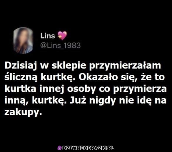 Śliczna kurtka w sklepie