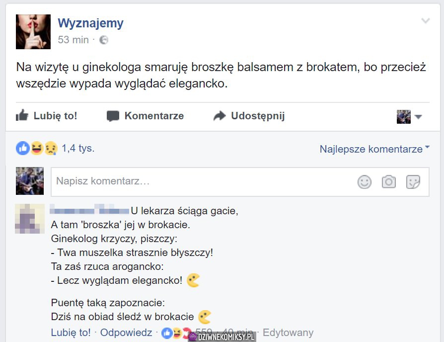 Rymowana o broszce w brokacie