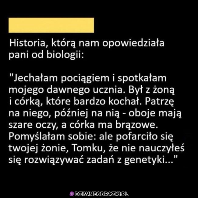 A mógł uważać na jej lekcjach