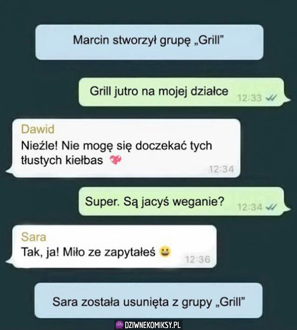 Czy są tu jacyś weganie?