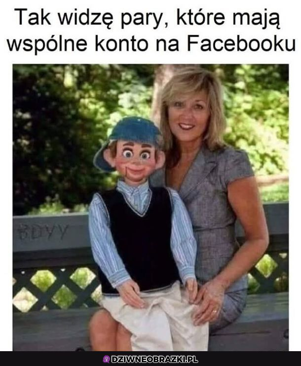 Wspólne konto na fejsie