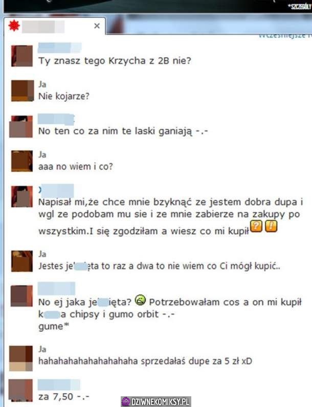 Dała dupy Krzychowi