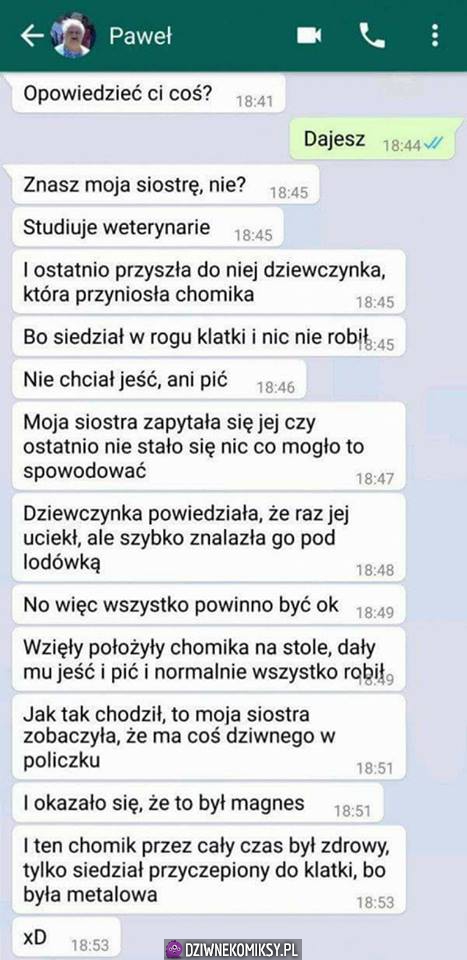 Historia Chomiczka