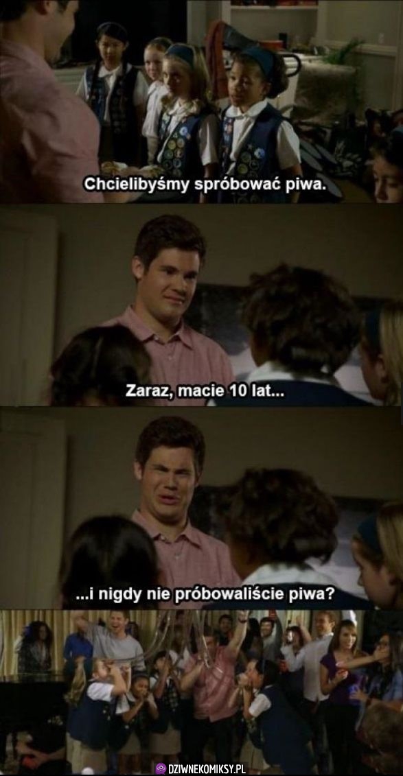 Kiedy dzieciaki chcą spróbować piwa