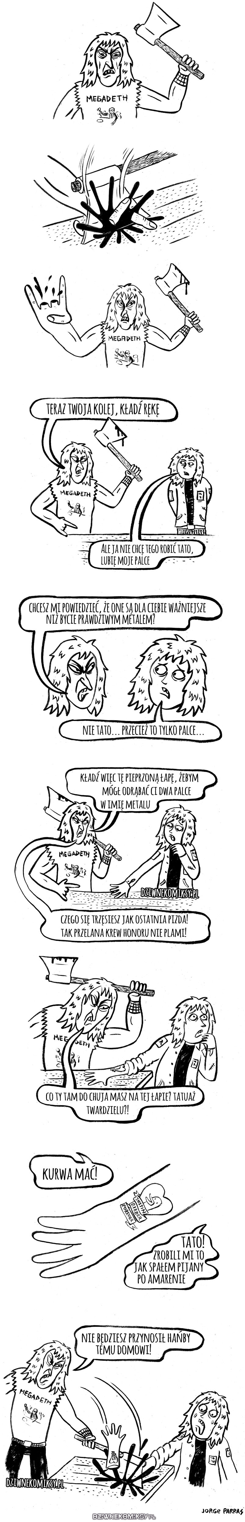 Ojciec metalowiec