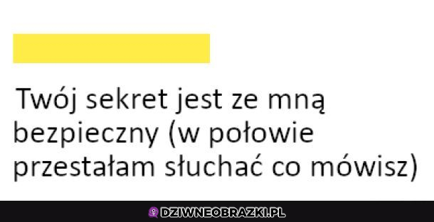 Kiedy powiesz mi sekret
