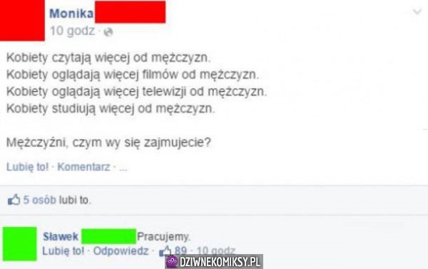 Co robią faceci?