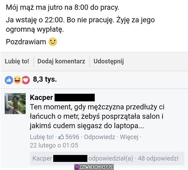 Żyje z wypłaty męża i została zaorana