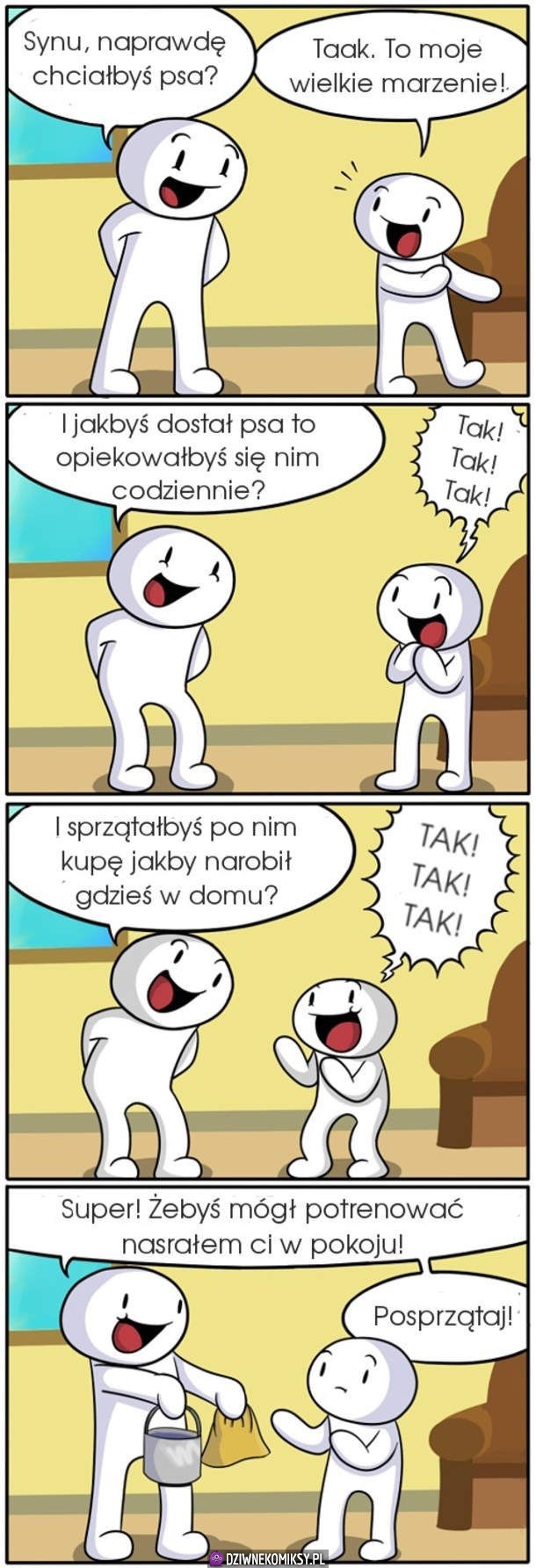 Kiedy synek chce pieska