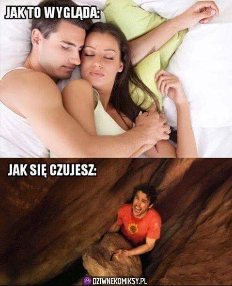 Spanie z dziewczyną