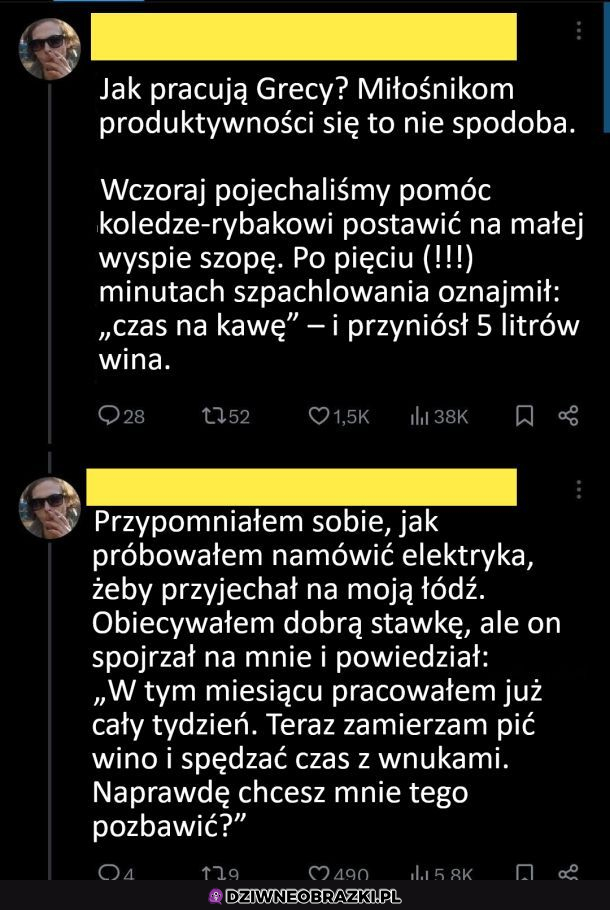 Jak pracują Grecy?