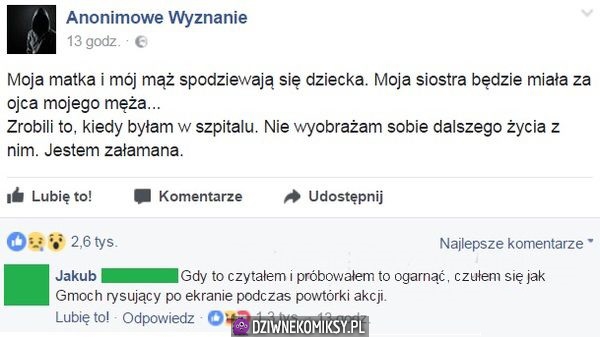 Jej mąż zaciążył jej matkę