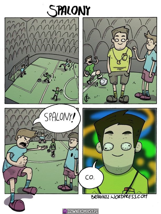 Spalony!
