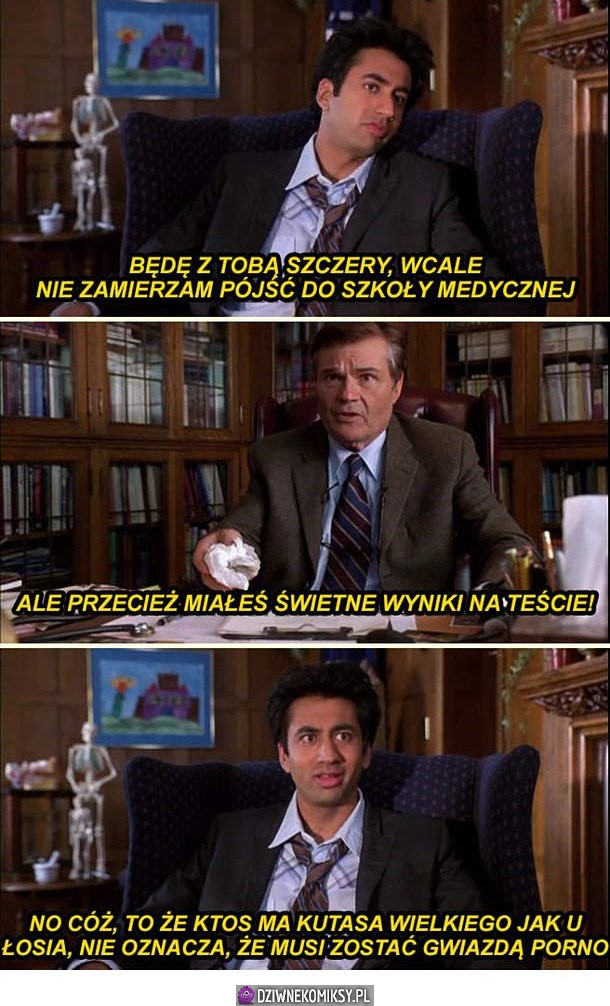 Nie będzie lekarzem