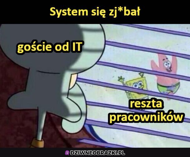 System się zjebał