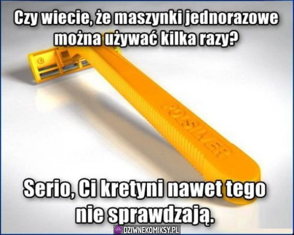 Maszynki jednorazowe