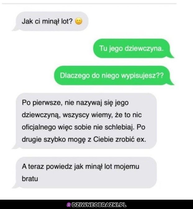 Po pierwsze to grzeczniej