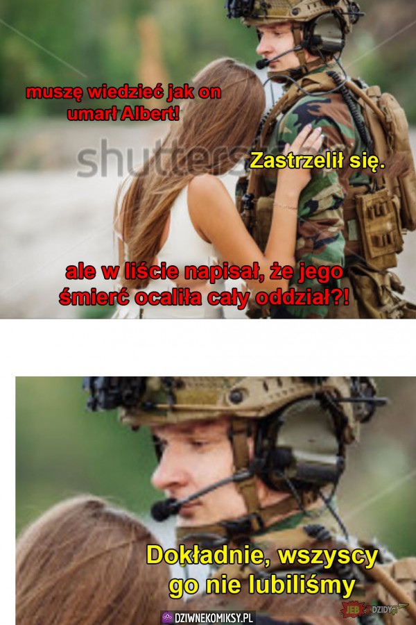 Musi wiedzieć jak on umarł