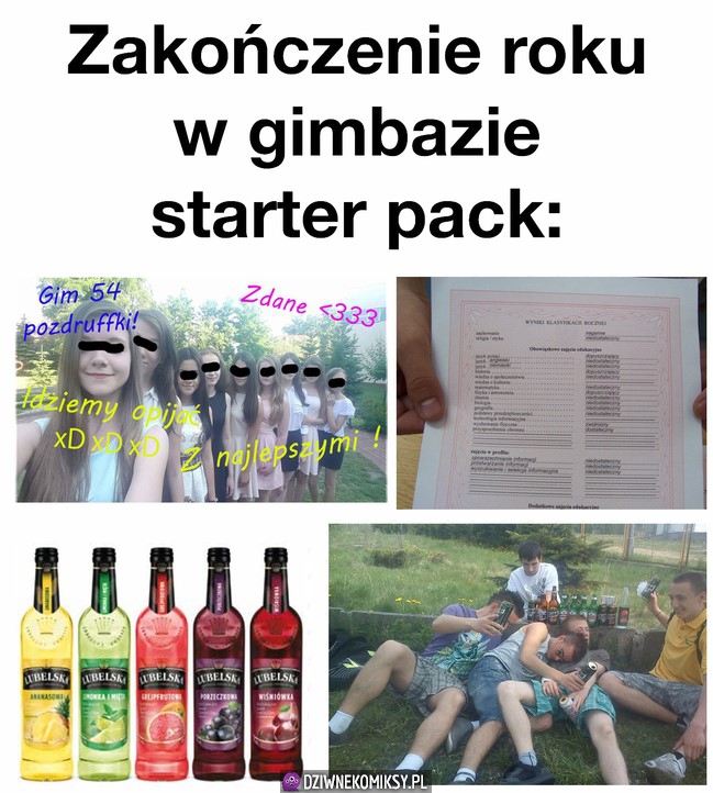 Zakończenie roku w gimbazie