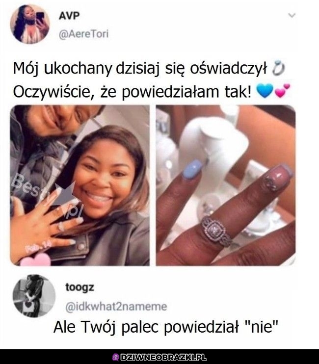 Palec wie lepiej